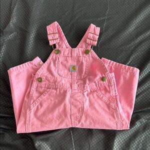 NWOT Carhartt Kids Overalls in Bright Pink